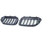 Black Front Kidney Grilles M5 Competition-look for BMW 5 Series G30 (2018 to 2023)
