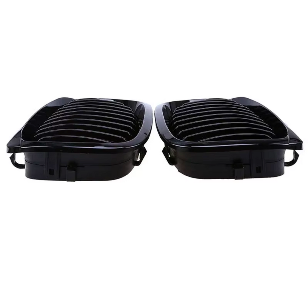 Black Front Kidney Grilles for BMW 3 Series and M3 E46 (1997 to 2005)