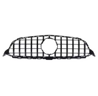 Black Front Panamericana AMG GTR grille for Mercedes C-Class W205 (2014 to 2018)