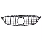 Black Front Panamericana AMG GTR grille for Mercedes C-Class W205 (2014 to 2018)