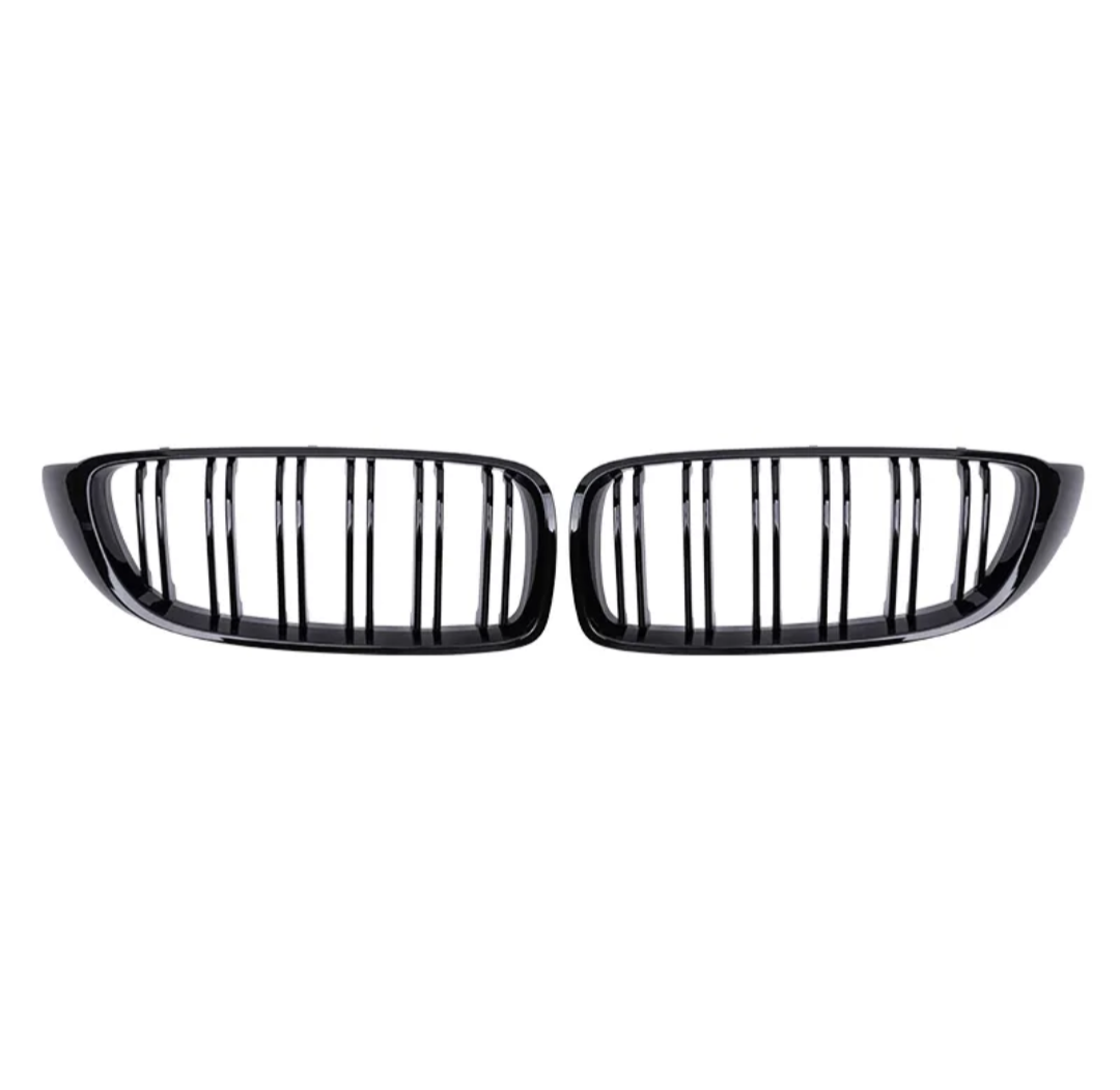 BMW 4 Series F32 F33 F36 F80 F82 F83 Black Kidney Grilles (2013 to 2020)