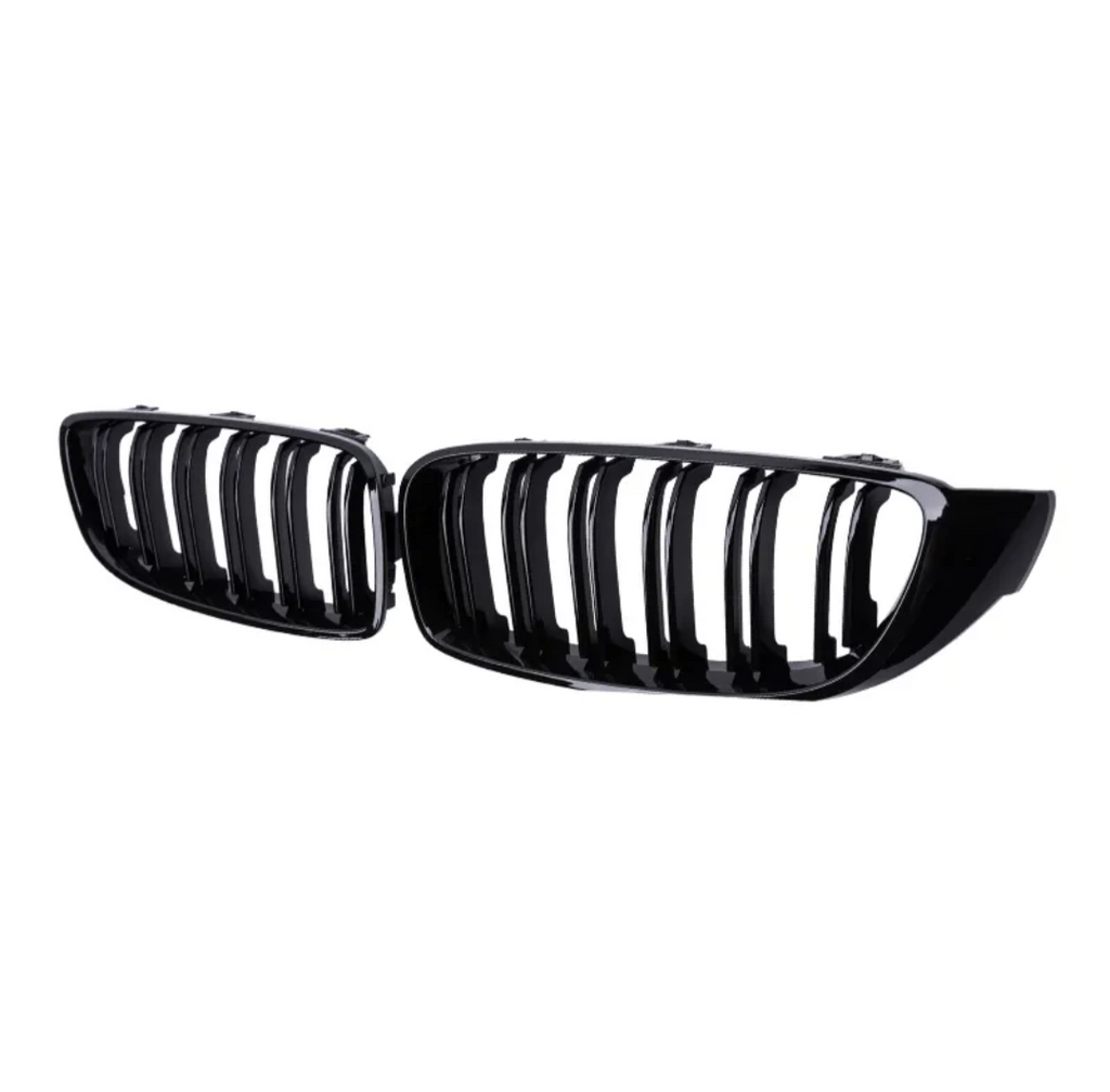 BMW 4 Series F32 F33 F36 F80 F82 F83 Black Kidney Grilles (2013 to 2020)