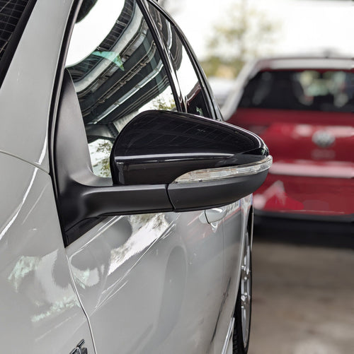 Black Performance Mirror Caps For VW Golf Mk6 (2018-2014)