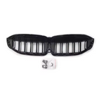 Black front kidney grilles M3 Competition-look for BMW 3 Series G20 (2019 to 2026)