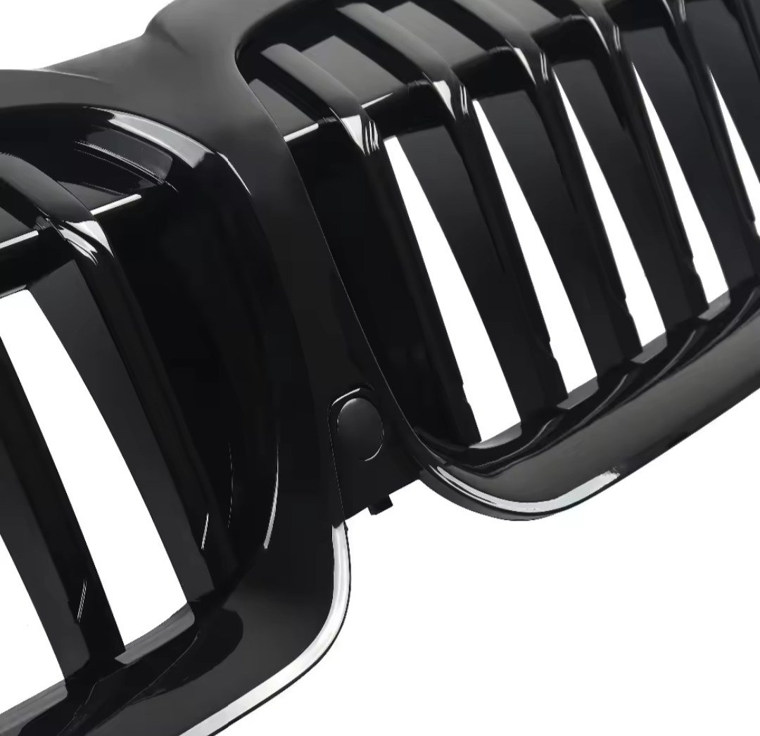 Black front kidney grilles M3 Competition-look for BMW 3 Series G20 (2019 to 2026)