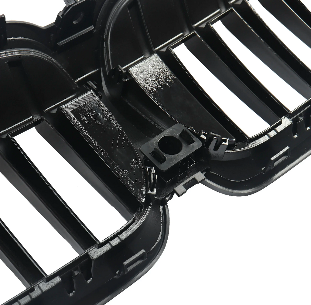 Black front kidney grilles M3 Competition-look for BMW 3 Series G20 (2019 to 2026)