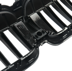 Black front kidney grilles M3 Competition-look for BMW 3 Series G20 (2019 to 2026)