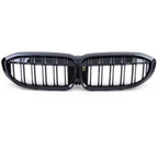 Black front kidney grilles M3 Competition-look for BMW 3 Series G20 (2019 to 2026)