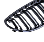 Black front kidney grilles M5 Competition-look for BMW 5 Series E60 (2003 to 2010)