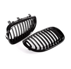Black front kidney grilles M5 Competition-look for BMW 5 Series E60 (2003 to 2010)