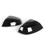 Glossy black mirror caps for Audi Q5 II (2018 to 2024)