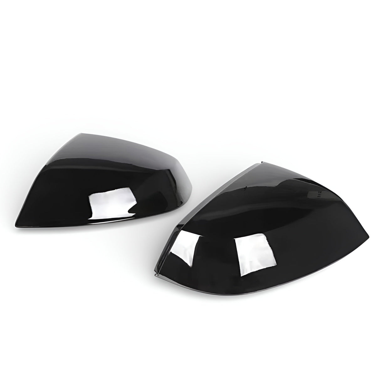 Glossy black mirror caps for Audi Q5 II (2018 to 2024)