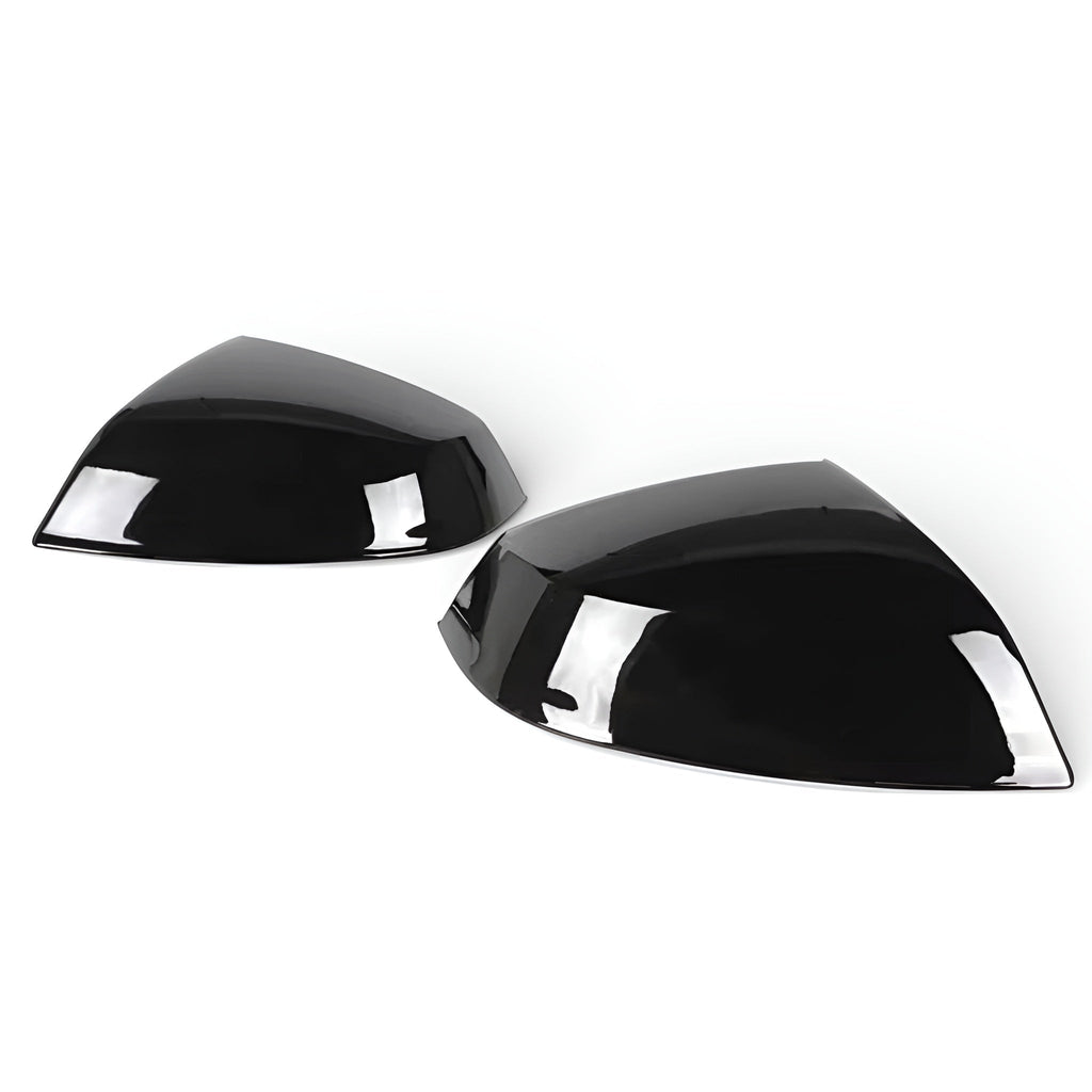 Glossy black mirror caps for Audi Q7 II (2016 to 2024)