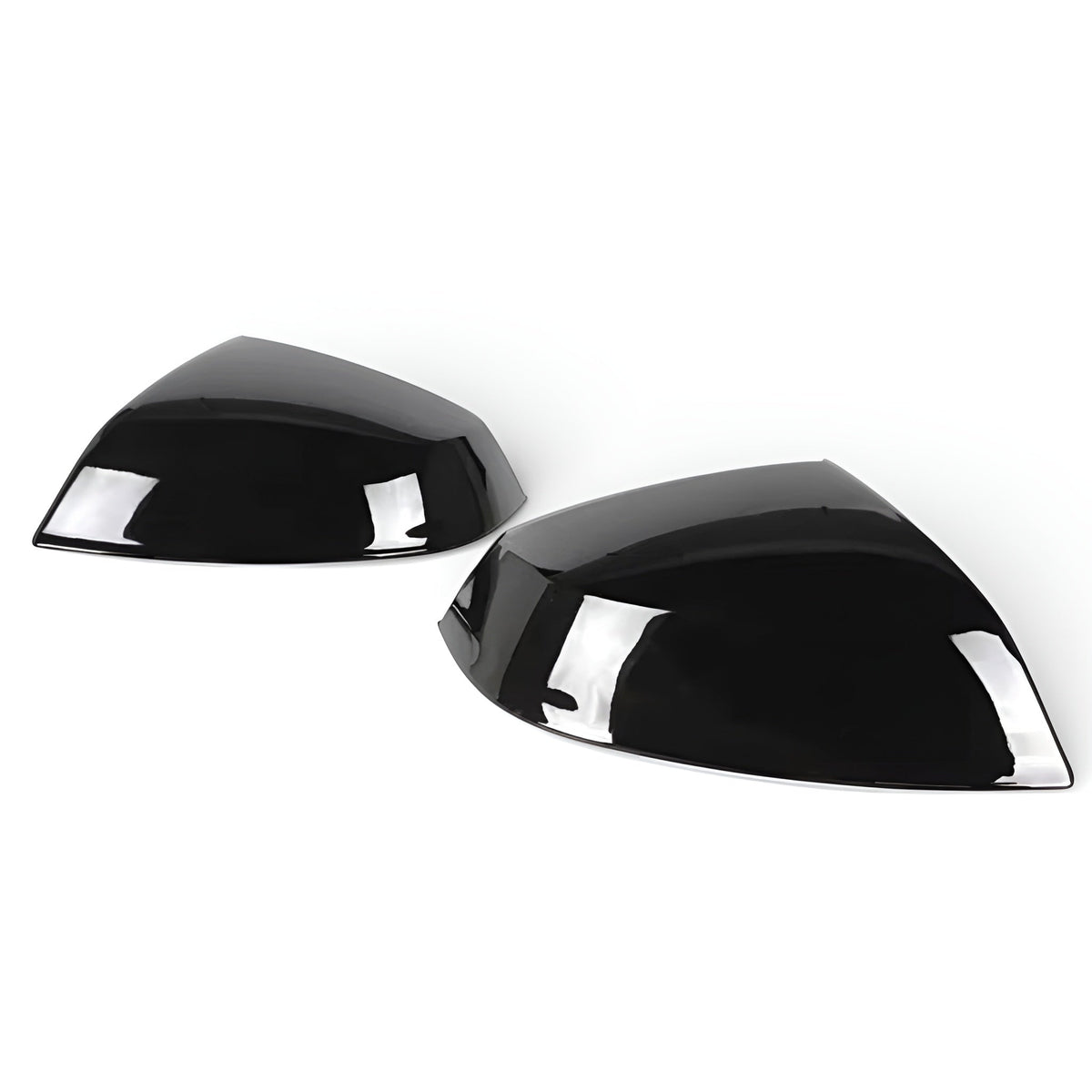 Glossy black mirror caps for Audi Q7 II (2016 to 2024)