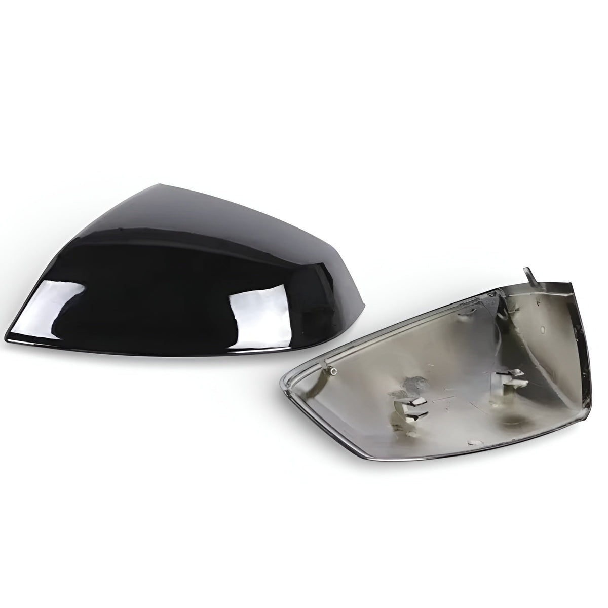 Glossy black mirror caps for Audi Q7 II (2016 to 2024)