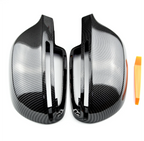 Carbon fiber mirror caps for Audi A5 and S5 B8, B8.5 - 2008 to 2016