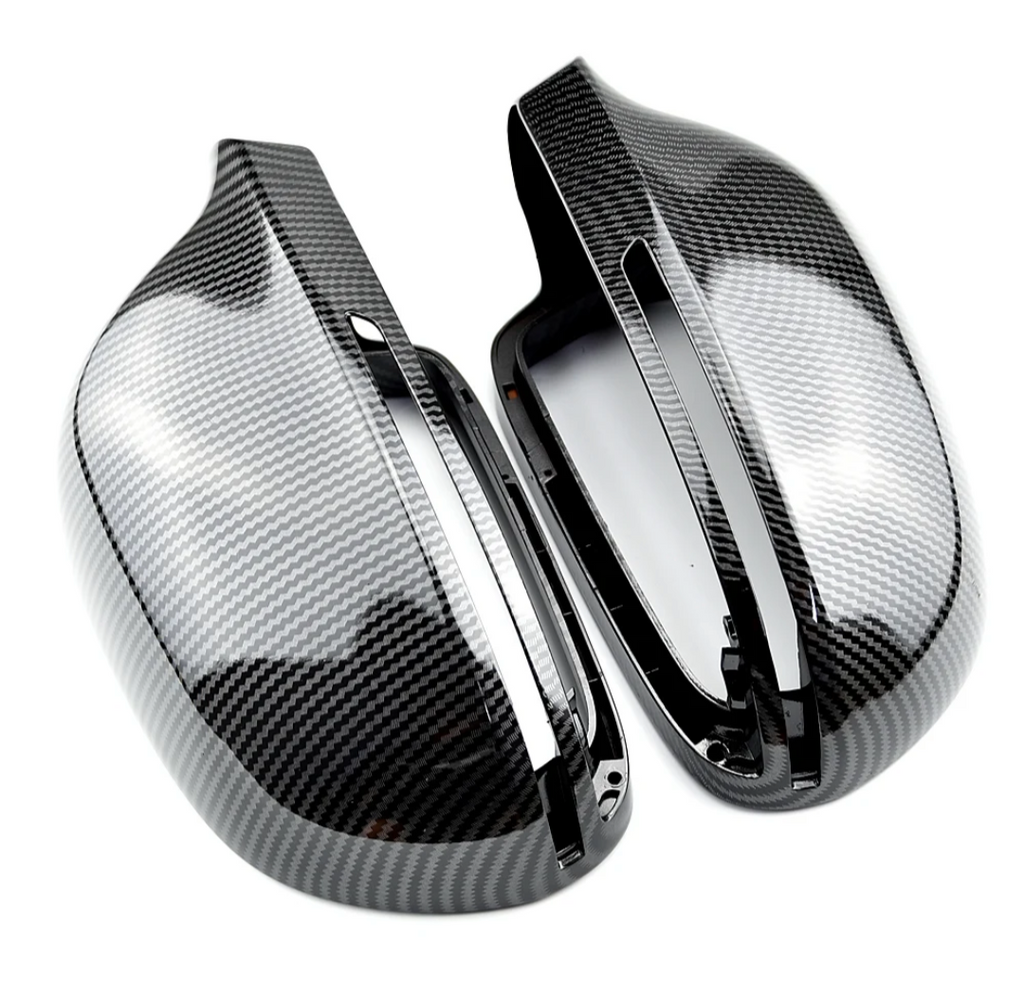 Carbon fiber mirror caps for Audi A5 and S5 B8, B8.5 - 2008 to 2016