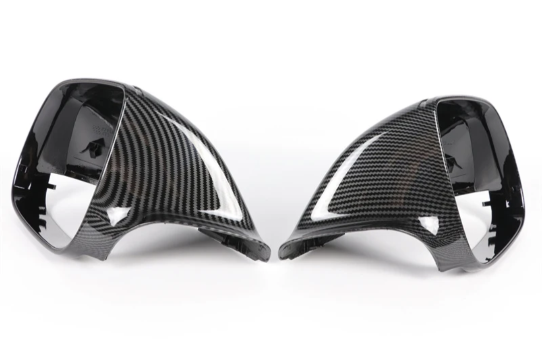 Carbon fiber mirror caps for Audi Q5 SQ5 Mk1 (2008 to 2017)