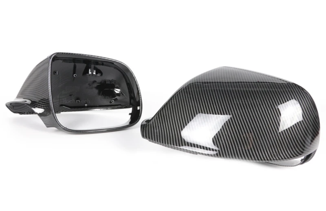 Carbon fiber mirror caps for Audi Q5 SQ5 Mk1 (2008 to 2017)