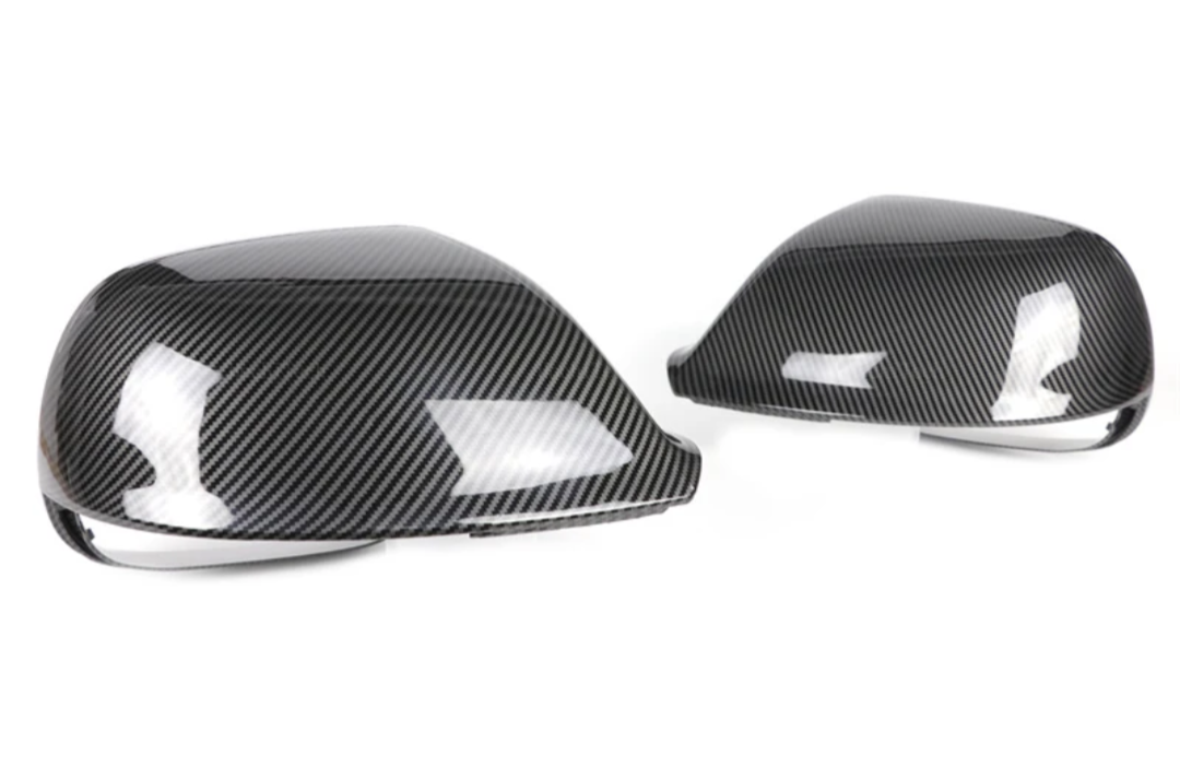 Carbon fiber mirror caps for Audi Q5 SQ5 Mk1 (2008 to 2017)