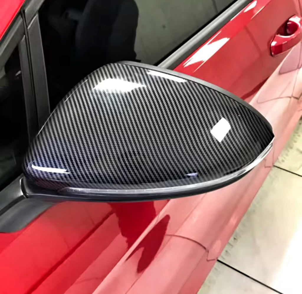Carbon fiber mirror caps for Volkswagen Golf Mk7 (2012-2020)