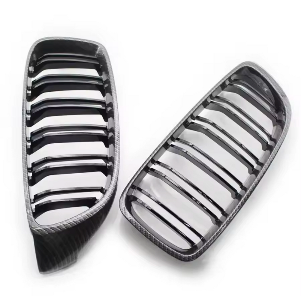 Carbon look kidney grilles for BMW 4 Series F32 (2013 to 2020)