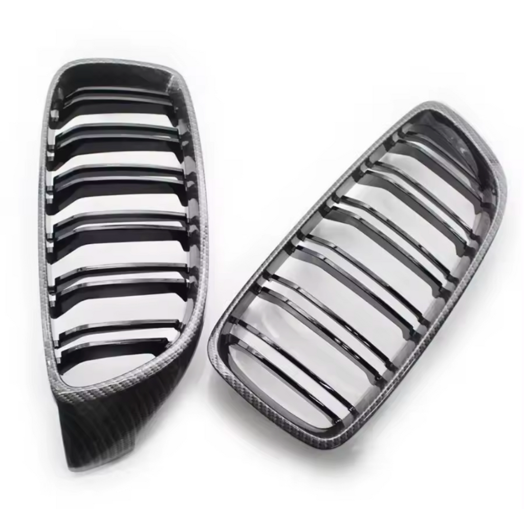Carbon look kidney grilles for BMW 4 Series F32 (2013 to 2020)