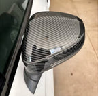 Carbon look mirror caps for Audi A4 S4 RS4 B9 (2015 to 2024)