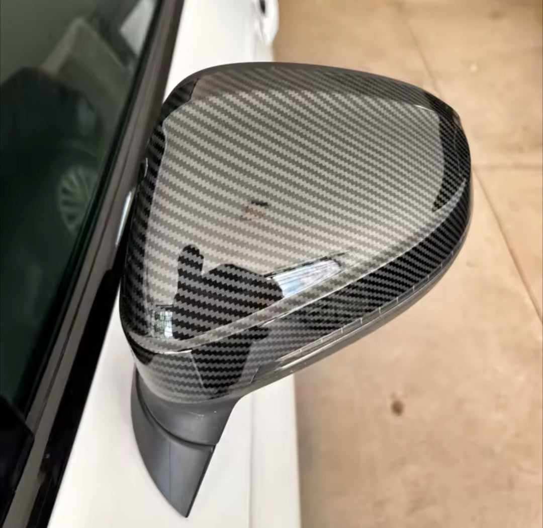 Carbon look mirror caps for Audi A5 B9 (2017 to 2024)