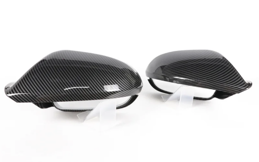 Carbon look mirror caps for Audi A6 C7 (2010 to 2018)