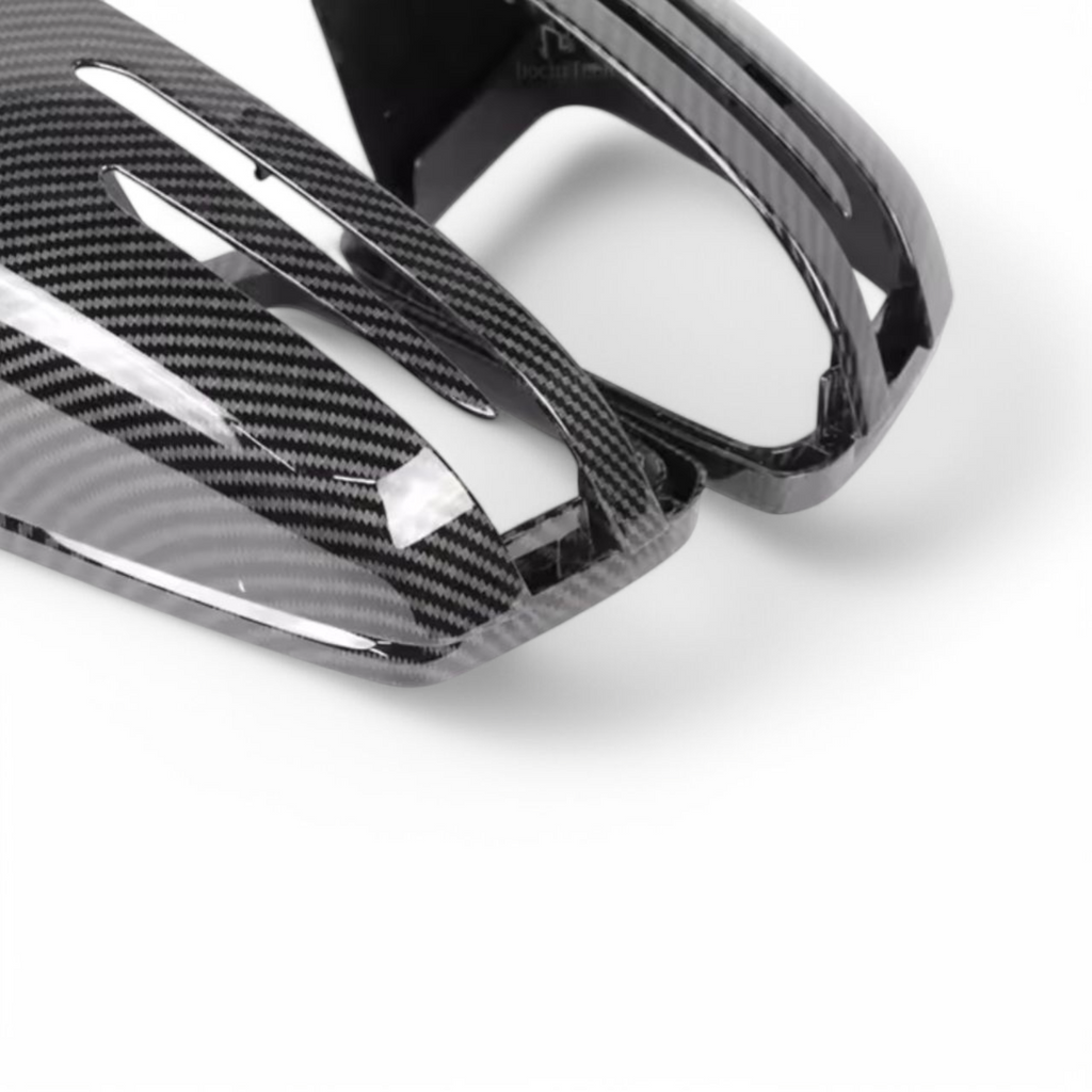 Carbon look mirror caps for Mercedes GLA X156 (2014 to 2018)