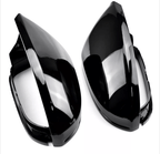 Glossy black mirror caps for Audi A6 S6 C7 (2011 to 2018)