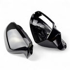Glossy black mirror caps for Audi A6 S6 C7 (2011 to 2018)