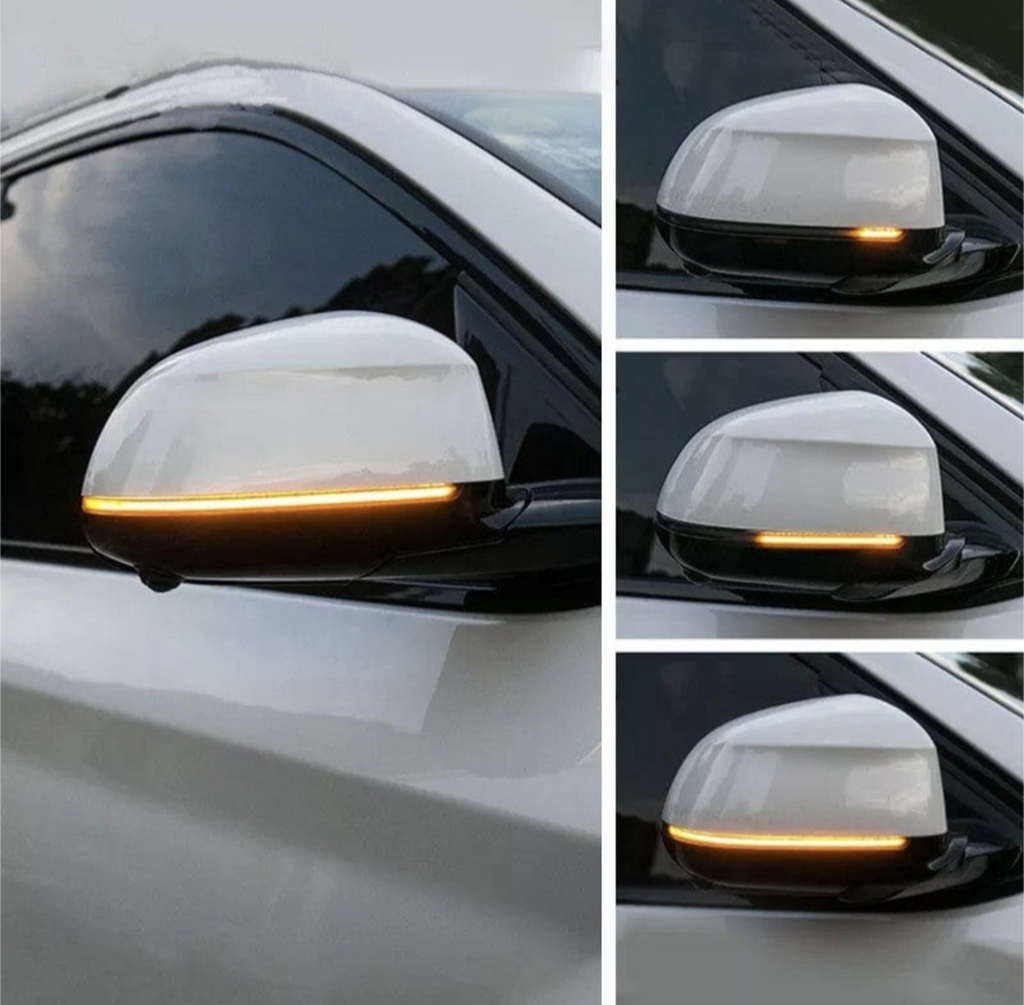 Dynamic Progressive Sequential LED Mirror Turn Signals Indicators for BMW X4 F26 (2010 to 2017)