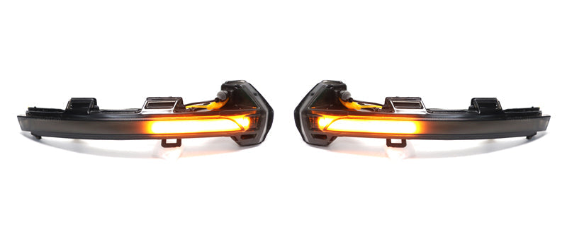 Dynamic sequential LED mirror turn signals indicators for Volkswagen Golf Mk7 (2011 to 2018)
