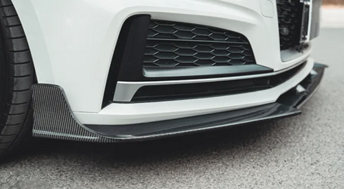 Front Splitter Bumper Lip for Audi A5 S5 B9 - 2016 to 2019