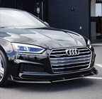 Front Splitter Bumper Lip for Audi A5 S5 B9 - 2016 to 2019