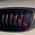 V-Brace Trim Vinyl Covers Front Grille Blue Red Yellow Green White Orange for BMW F, E and G-Series 2 / 3 / 4 / 5 / 6 / 7 F22 F30 F32 G20 G30 F10 F13 F01