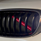 V-Brace Trim Vinyl Covers Front Grille Blue Red Yellow Green White Orange for BMW F, E and G-Series 2 / 3 / 4 / 5 / 6 / 7 F22 F30 F32 G20 G30 F10 F13 F01
