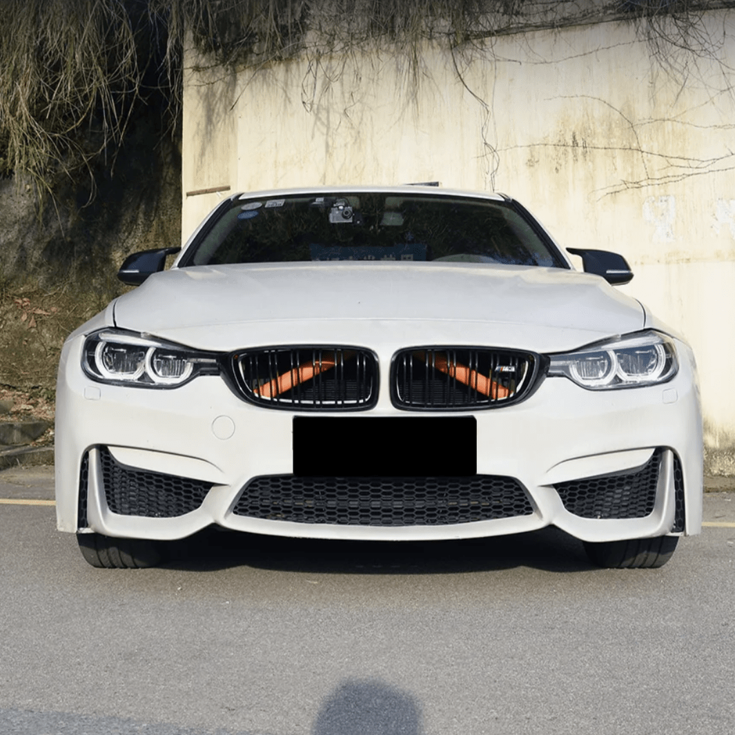 V-Brace Trim Vinyl Covers Front Grille Blue Red Yellow Green White Orange for BMW F, E and G-Series 2 / 3 / 4 / 5 / 6 / 7 F22 F30 F32 G20 G30 F10 F13 F01