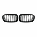 Glossy Black Double-slat Front Grilles M-look for BMW X5 F15 (2014 to 2018)