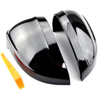 Glossy Black Mirror Caps for Audi A4 - S4 - RS4 B9 (2016 to 2023)