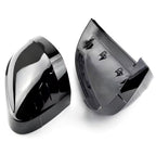 Glossy Black Mirror Caps for Audi A4 - S4 - RS4 B9 (2016 to 2023)