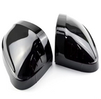 Glossy black mirror caps for Audi A5 B9 (2017 to 2024)