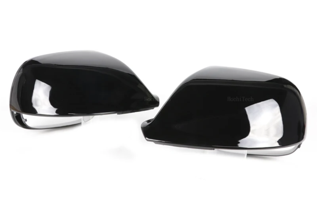 Glossy black mirror caps for Audi Q5 SQ5 Mk1 (2008 to 2017)