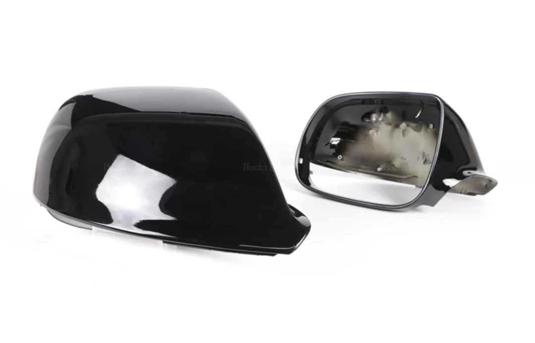 Glossy black mirror caps for Audi Q5 SQ5 Mk1 (2008 to 2017)
