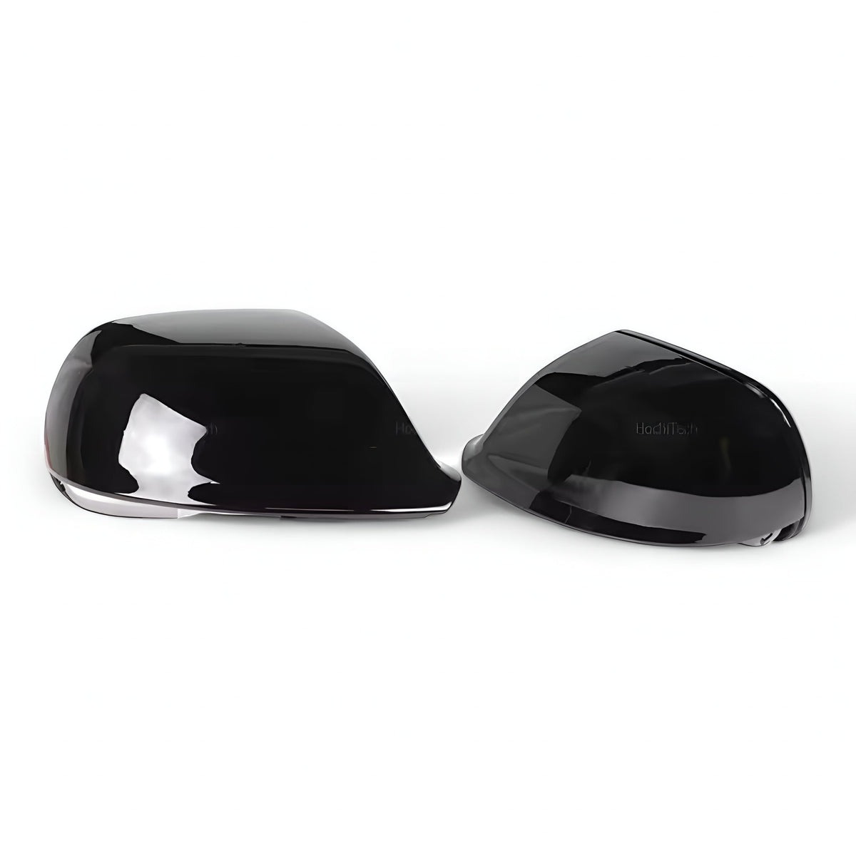 Glossy black mirror caps for Audi Q7 Mk1 (2010 to 2015)