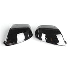 Glossy black mirror caps for Audi Q7 Mk1 (2010 to 2015)