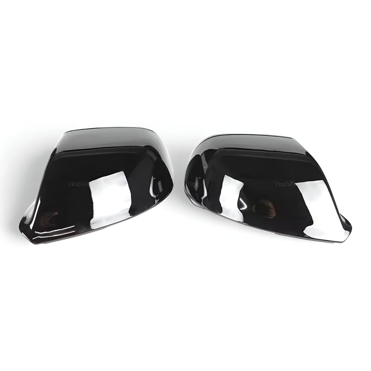 Glossy black mirror caps for Audi Q7 Mk1 (2010 to 2015)