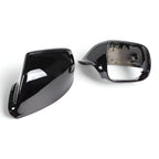 Glossy black mirror caps for Audi Q7 Mk1 (2010 to 2015)